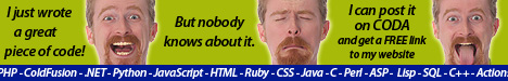 Free link to your website when you post your code